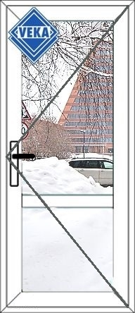 Входная дверь VEKA 900x2050